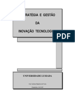 Estrategia e Gestao Da Inovacao Tecnologica