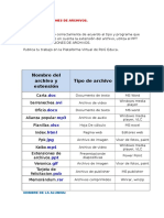 Tipos de Archivos