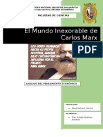 Mundo Inexorable de Carlos Marx