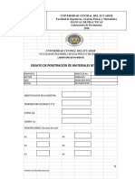 Ensayo de Penetración de Materiales Bituminosos