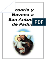 Rosario y Novenario A San Antonio de Padua