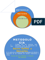 Diferencia entre método y técnica 