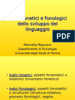 Sviluppo Fonologico