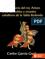 Historia Del Rey Arturo y de Lo - Carlos Garcia Gual