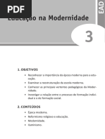 Fundamentos da Educação I unidade 3