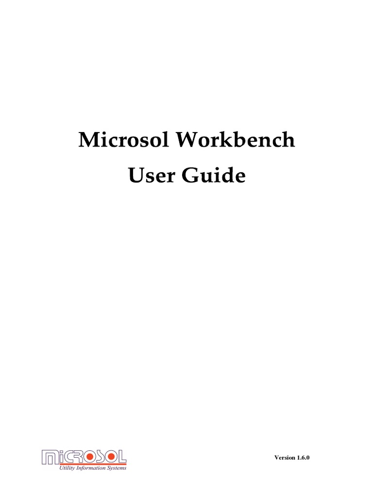 Workbench User Guide PDF | PDF