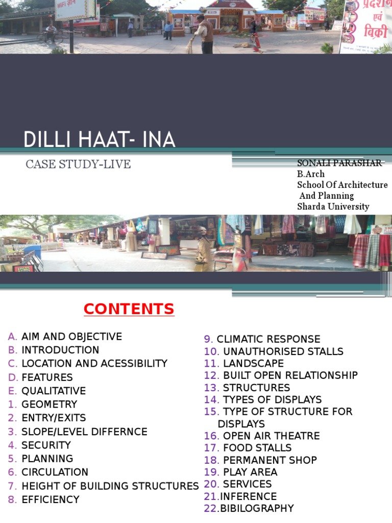 Dilli haat case study picture