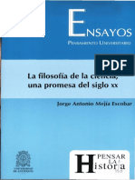 Mejia J.A. La Filosofia de La Ciencia, Una Promesa Del Siglo XX