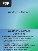 Weather and Climate