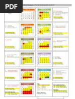 2015 16 GCPS Calendar | PDF | Academic Term | Educational Institutions