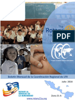 Boletín Julio 2016 - Coordinación Regional de La Fundación Rotaria Zona 21A