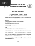 A Compreensão Do Corpo Na Dança_um Olhar Para a Contemporane