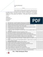 Inventario Sobre Estilos de Aprendizaje