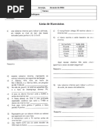 Lista de Exercícios