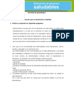 Importancia de una alimentación saludable