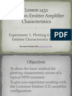 Plotting CE Characteristic Curves 1432 Exp 1