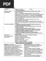 Science Lesson Plan Classifying Matter