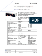 Technical Data Sheet LL400AN12: 1.) Specification