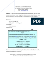 Contoh1 Faktor Konversi (Factor Conversion)