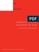 "America's Voting Machines at Risk" - Brennan Center of Law (At NY University) - 102015