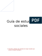 Guía de Estudios Sociales Primer Grado