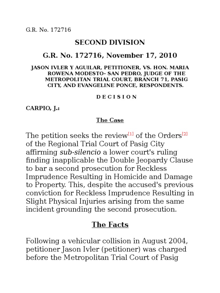 Ivler vs. Maria Rowena Modesto San Pedro Full Text PDF Acquittal