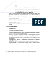 Elaboración Probetas de Concreto