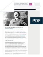 ¿Qué Dijo Freud de Hitler Cuando Éste Era Solamente Un Niño - PDF