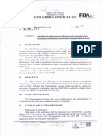 FDA Memorandum Circular No. 2015-011