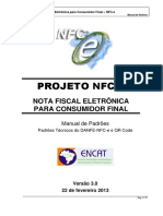 Especificações Técnicas Do DANFE NFC-e - QRCode - Versao3 - 22 - 02 - 2013 PDF