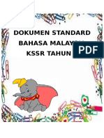 Dokumen Standard Bahasa Malaysia KSSR Tahun 1