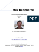 Dr. Robert Duncan - The Matrix Deciphered (2006)