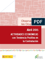 Actividades Económicas Con Tendencia Positiva PDF