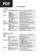 Perl Cheat Sheet