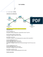 Lab Vlan and InterVlan Routing