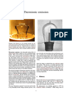 Thermionic Emission