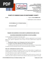 Download Court of Common Pleas of Montgomery County Case No CP-46-CR-0008423-2015 REQUEST for APPEARANCE and AMICUS in Support of Kathleen Kane July 12 2016 by Stan J Caterbone SN318257378 doc pdf