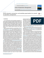 System Dynamics Perspectives and Modeling Opportunities For Research in Operations Management