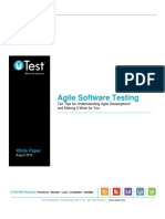 UTest Whitepaper Agile Testing