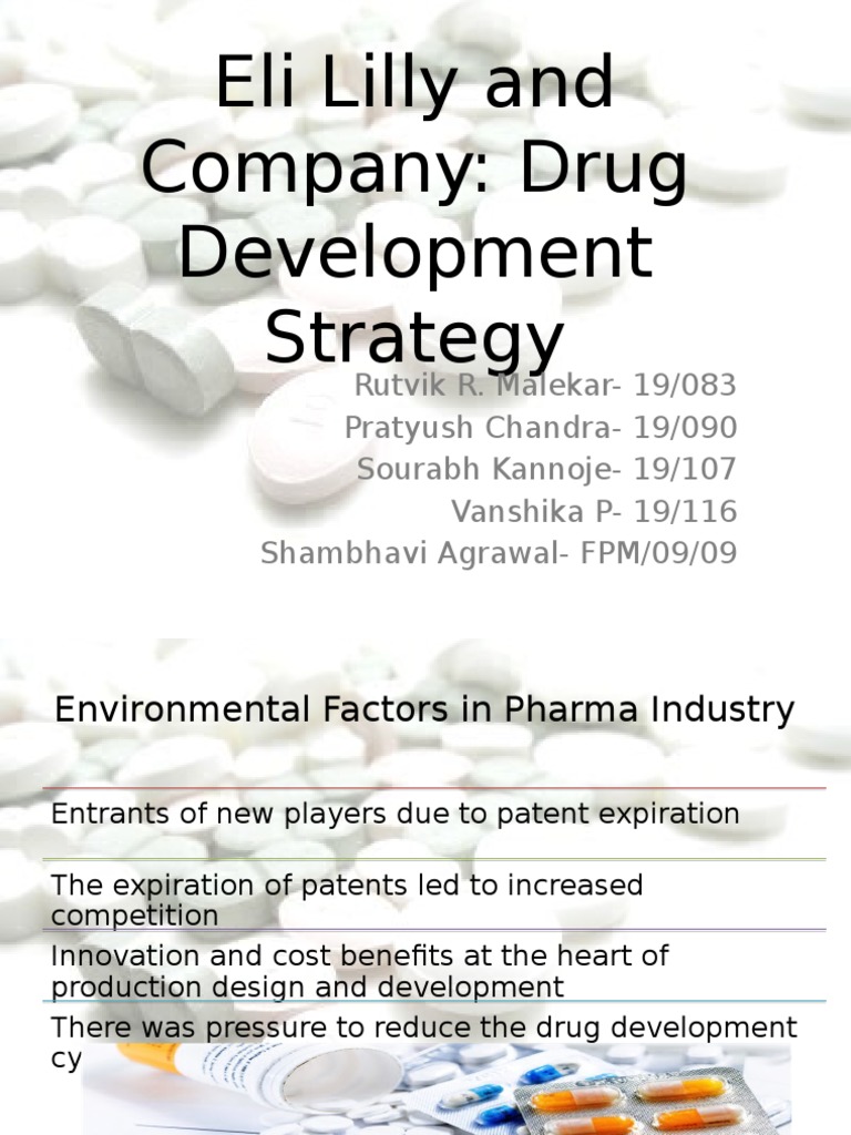 Eli lilly Drug Development Pharmaceutical Drug