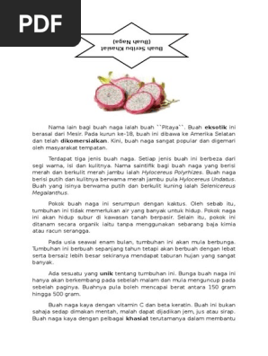 Petikan Buah Naga Pdf
