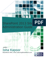 SharePoint 2013 Site Administration Guide PDF