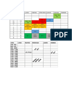 Horario Percy LV Joel