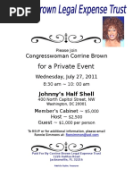 Corrine Brown Legal Defense Fund Event