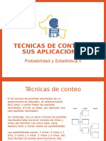 Tecnicas de Conteo y Sus Aplicaciones 