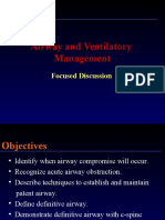 Airway and Ventilatory Discussion