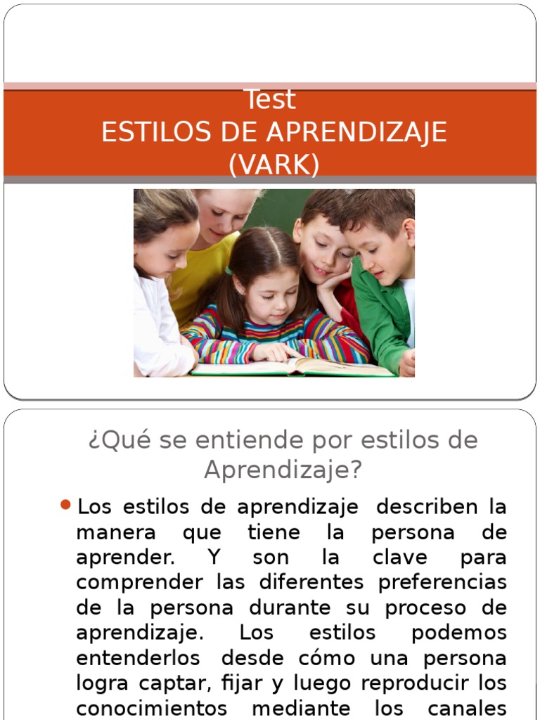 Estilos de Aprendizaje según VARK | PDF | Aprendizaje | Sicología