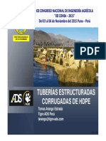 Tub Corrugadas de HDPE-XII-CONIA-2015 Presentación