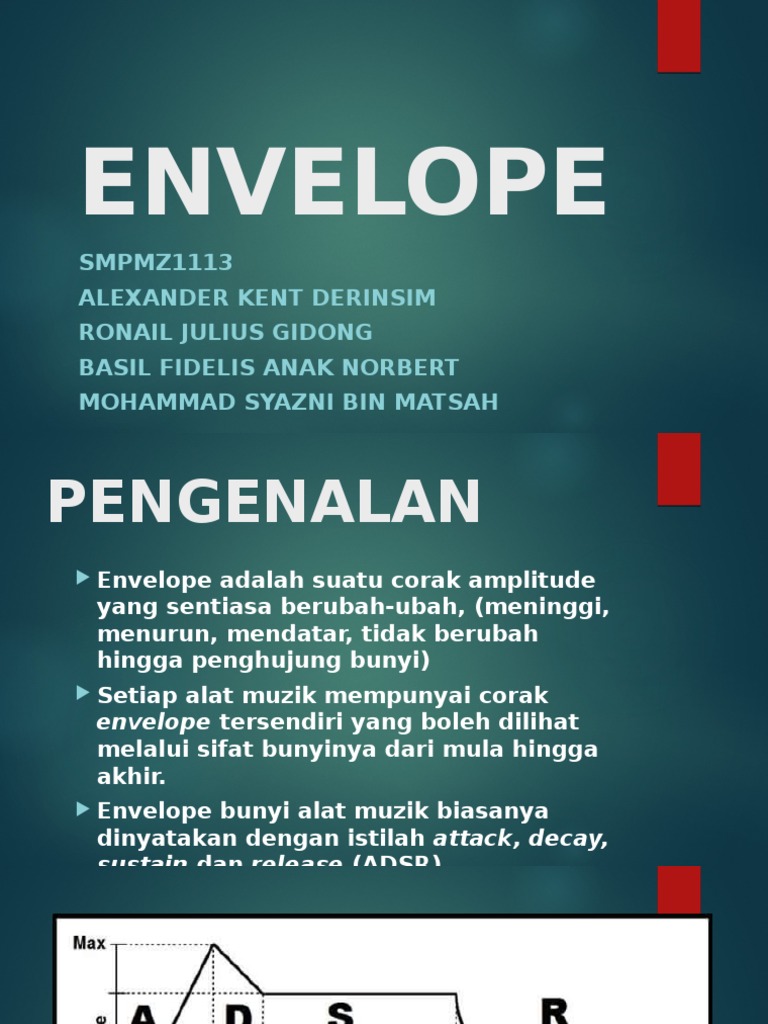 Pengertian dan Fungsi Envelope Bunyi | PDF
