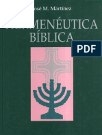 Jose m Martinez Hermeneutica Biblica